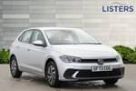 2023 Volkswagen Polo Hatchback 1.0 TSI Life 5dr DSG in Reflex silver at Listers Volkswagen Worcester