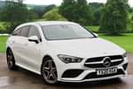 2020 Mercedes-Benz CLA Shooting Brake 200 AMG Line 5dr Tip Auto in digital white metallic at Mercedes-Benz of Grimsby