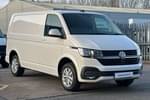 Image two of this 2024 Volkswagen Transporter T28 SWB Diesel 2.0 TDI 110 Highline Van in White at Listers Volkswagen Van Centre Worcestershire