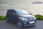 2022 Volkswagen Up Hatchback 1.0 115PS Up GTI 3dr in Deep black at Listers Volkswagen Coventry