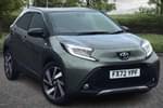 2022 Toyota Aygo X Hatchback 1.0 VVT-i Exclusive 5dr in Green at Listers Toyota Grantham