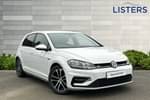 2019 Volkswagen Golf Hatchback 1.5 TSI EVO 150 R-Line 5dr DSG in Pure white at Listers Volkswagen Evesham