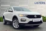 2019 Volkswagen T-Roc Diesel Hatchback 1.6 TDI SE 5dr in Pure White at Listers Volkswagen Loughborough