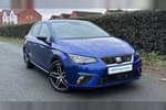 2021 SEAT Ibiza Hatchback 1.0 TSI 110 FR Sport (EZ) 5dr in Mystery Blue at Listers SEAT Worcester