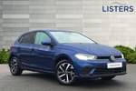 2024 Volkswagen Polo Hatchback 1.0 TSI Match 5dr in Reef blue at Listers Volkswagen Stratford-upon-Avon