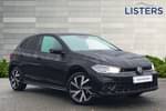 2024 Volkswagen Polo Hatchback 1.0 TSI R-Line 5dr in Deep black at Listers Volkswagen Stratford-upon-Avon