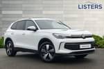 2024 Volkswagen Tiguan Diesel Estate 2.0 TDI Match 5dr DSG in Pure white at Listers Volkswagen Stratford-upon-Avon