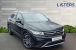 2022 Volkswagen Tiguan Allspace Estate 1.5 TSI Elegance 5dr DSG in Deep black at Listers Volkswagen Coventry