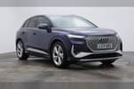 2021 Audi Q4 e-tron Estate 125kW 35 55kWh S Line 5dr Auto in Navarra Blue Metallic at Worcester Audi