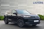 2024 Volkswagen Tiguan Estate 1.5 eTSI Match 5dr DSG in Deep Black Pearl at Listers Volkswagen Stratford-upon-Avon