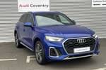 2022 Audi Q5 Diesel Estate 40 TDI Quattro S Line 5dr S Tronic in Ultra Blue Metallic at Coventry Audi