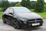 2021 Mercedes-Benz A Class Saloon Special Editions A180 AMG Line Premium Edition 4dr Auto in Cosmos Black Metallic at Mercedes-Benz of Grimsby