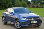 2023 Mercedes-Benz GLC Diesel Coupe GLC 300d 4Matic AMG Line Prem Plus 5dr 9G-Tronic in Spectral blue metallic at Mercedes-Benz of Boston