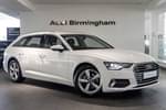 2019 Audi A6 Diesel Avant 40 TDI Sport 5dr S Tronic in Ibis White at Birmingham Audi