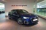 2022 Audi A5 Sportback 40 TFSI 204 S Line 5dr S Tronic in Navarra blue, metallic at Birmingham Audi