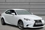 2015 Lexus IS Saloon 250 F-Sport 4dr Auto (Navigation/Leather) in White at Lexus Bristol