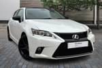 2017 Lexus CT Hatchback 200h 1.8 Sport 5dr CVT Auto (Plus Pack) in White at Lexus Cheltenham