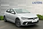 2022 Volkswagen Polo Hatchback 1.0 TSI Life 5dr in Reflex Silver at Listers Volkswagen Evesham