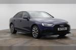 2021 Audi A4 Diesel Saloon 35 TDI Sport Edition 4dr S Tronic in Navarra Blue Metallic at Worcester Audi