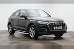 2021 Audi Q5 Sportback 45 TFSI Quattro Sport 5dr S Tronic in Mythos Black Metallic at Worcester Audi