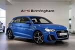 2022 Audi A1 Sportback 30 TFSI 110 S Line 5dr S Tronic in Turbo Blue at Birmingham Audi