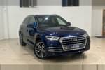 2019 Audi Q5 Diesel Estate 40 TDI Quattro S Line 5dr S Tronic (Tech Pack) in Metallic - Navarra blue at Listers U Northampton