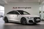 2022 Audi A8 Saloon 55 TFSI Quattro Black Edition 4dr Tiptronic in Glacier White Metallic at Birmingham Audi