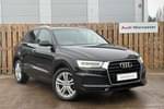 2017 Audi Q3 Estate Special Editions 2.0 TDI S Line Edition 5dr in Myth Black Metallic at Worcester Audi