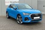 2019 Audi Q3 Estate 35 TFSI S Line 5dr S Tronic in Turbo Blue at Stratford Audi