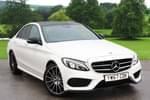 2018 Mercedes-Benz C Class Diesel Saloon C250d 4Matic AMG Line Premium Plus 4dr Auto in Diamond White Metallic at Mercedes-Benz of Grimsby