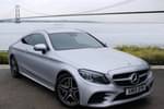 2019 Mercedes-Benz C Class Diesel Coupe C300d AMG Line Premium 2dr 9G-Tronic in iridium silver metallic at Mercedes-Benz of Hull