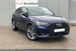 2023 Audi Q3 Sportback 45 TFSI e Black Edition 5dr S Tronic (C+S Pack) in Navarra Blue Metallic at Stratford Audi