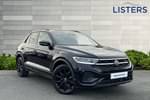 2023 Volkswagen T-Roc Hatchback 1.5 TSI R-Line 5dr DSG in Deep Black at Listers Volkswagen Worcester