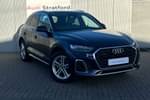 2022 Audi Q5 Diesel Estate 40 TDI Quattro S Line 5dr S Tronic in Navarra Blue Metallic at Stratford Audi