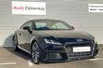 2017 Audi TT Coupe 2.0T FSI S Line 2dr in Myth Black Metallic at Coventry Audi