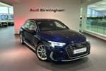 2023 Audi A3 Sportback S3 TFSI Quattro 5dr S Tronic in Navarra blue, metallic at Birmingham Audi