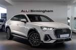 2021 Audi Q3 Sportback 35 TFSI S Line 5dr in Ibis White at Birmingham Audi