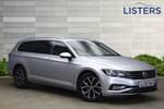 2020 Volkswagen Passat Diesel Estate 2.0 TDI EVO SCR SEL 5dr DSG in Reflex silver at Listers Volkswagen Nuneaton