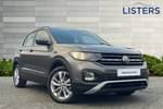 2019 Volkswagen T-Cross Estate 1.0 TSI 115 SE 5dr DSG in Limestone Grey at Listers Volkswagen Loughborough