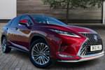 2021 Lexus RX Estate 450h 3.5 Takumi 5dr CVT in Red at Lexus Coventry