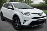 2017 Toyota RAV4 Estate 2.0 V-Matic Icon TSS 5dr CVT (Nav) in White at Listers Toyota Grantham