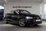 2020 Audi A3 Cabriolet 35 TFSI S Line 2dr S Tronic in Brilliant Black at Birmingham Audi