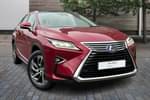 2016 Lexus RX Estate 450h 3.5 Premier 5dr CVT (Pan roof) in Red at Lexus Cheltenham