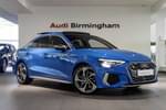 2021 Audi A3 Saloon S3 TFSI Quattro 4dr S Tronic in Turbo Blue at Birmingham Audi