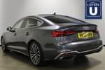 Image two of this 2022 Audi A5 Diesel Sportback 35 TDI S Line 5dr S Tronic in Pearl - Daytona grey at Listers U Hereford