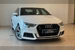 2017 Audi A3 Saloon 1.5 TFSI S Line 4dr S Tronic in Solid - Ibis white at Listers U Northampton