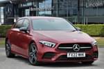 2022 Mercedes-Benz A Class Hatchback Special Editions A200 AMG Line Executive Edition 5dr Auto in MANUFAKTUR patagonia red metallic at Mercedes-Benz of Lincoln