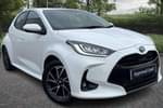 2024 Toyota Yaris Hatchback 1.5 Hybrid Design 5dr CVT in White at Listers Toyota Grantham