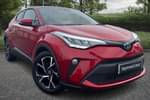 2021 Toyota C-HR Hatchback 2.0 Hybrid Design 5dr CVT in Red at Listers Toyota Grantham