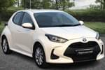 2021 Toyota Yaris Hatchback 1.5 Hybrid Icon 5dr CVT in White at Listers Toyota Cheltenham